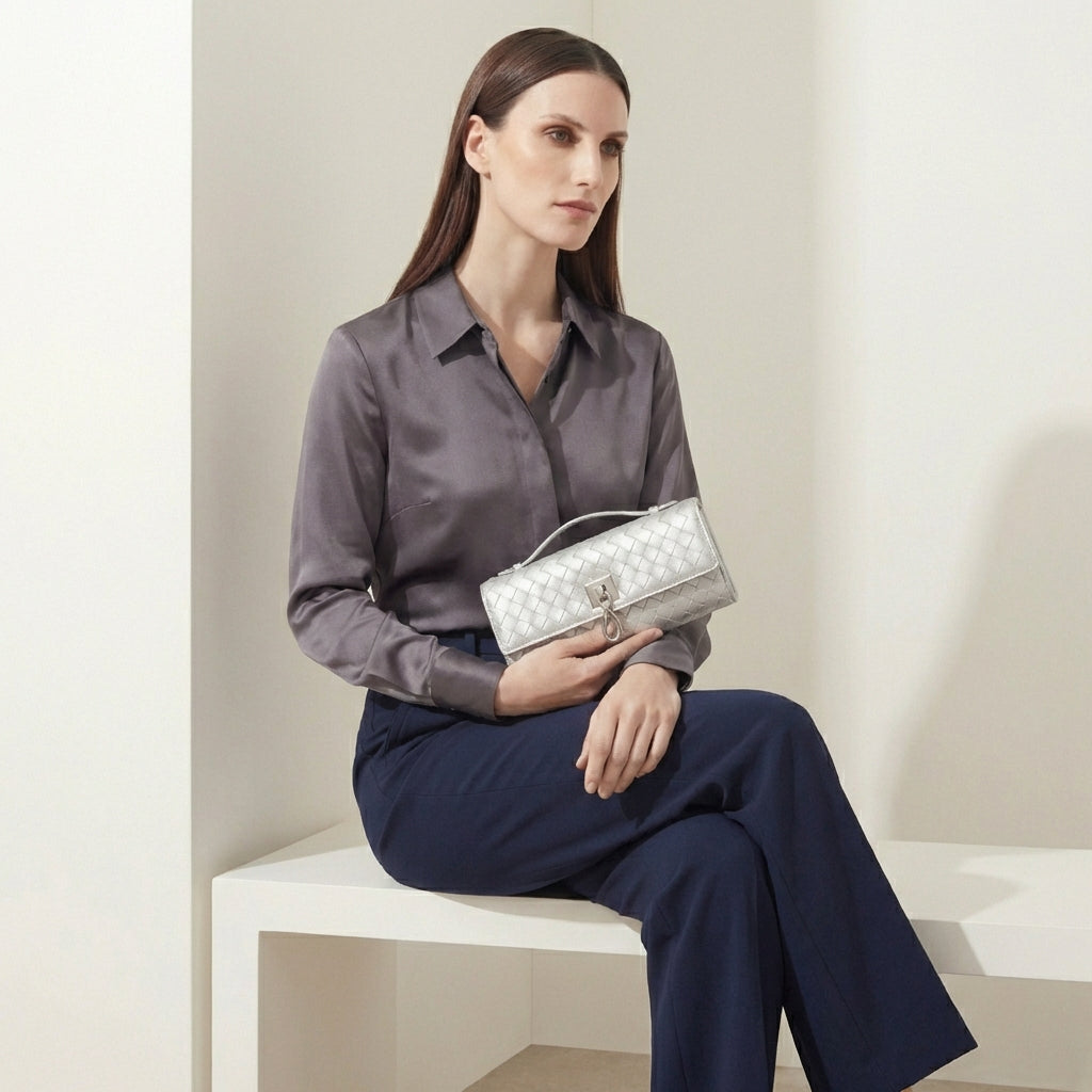 Luna Gold Clutch